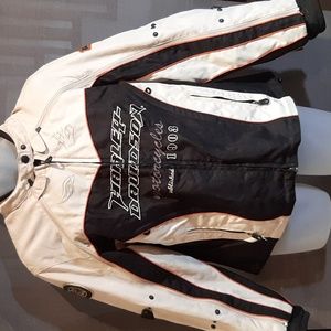Harley Davidson Motorcycle Jacket White